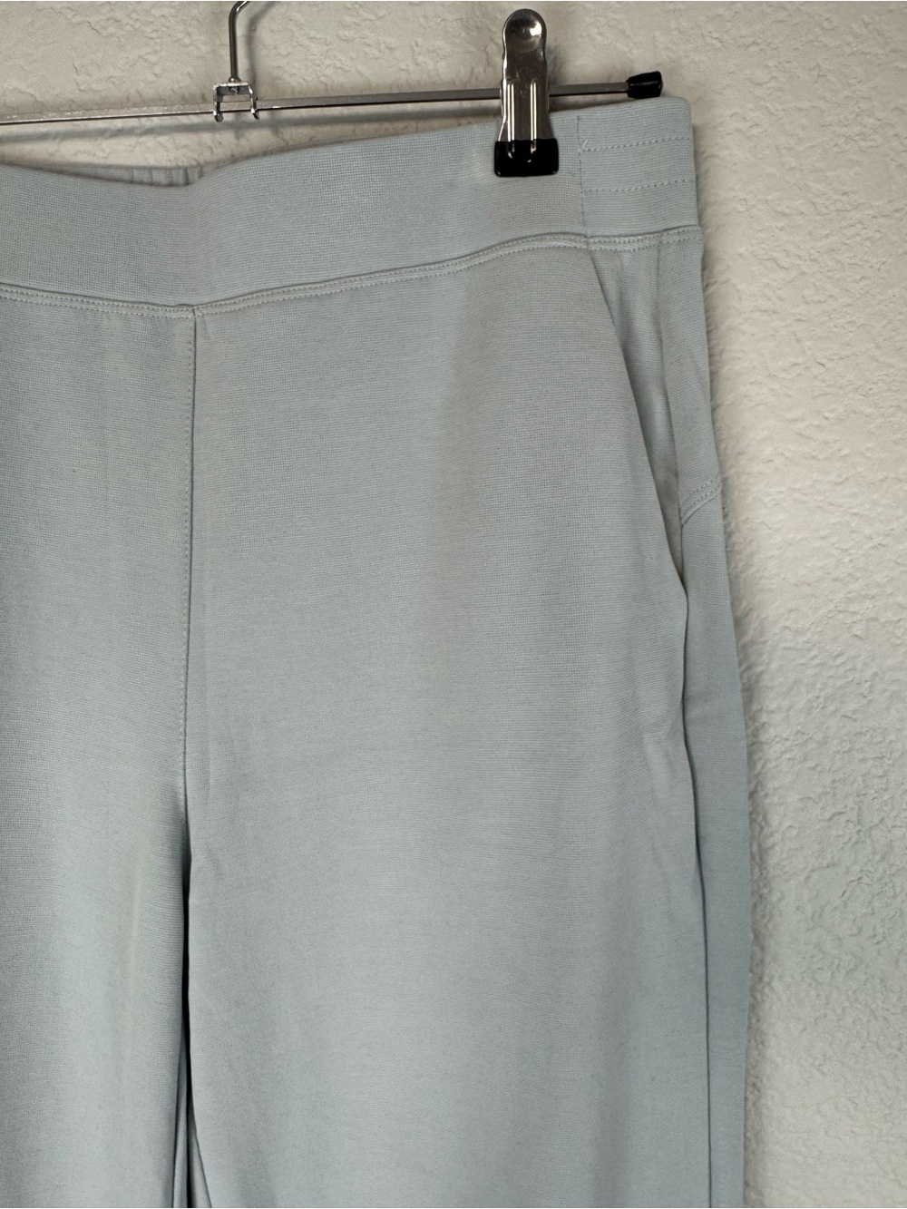 OGL Sandwashed Smoke Blue Mid Rise Tapered Pants with Pockets - Picture 5 of 13